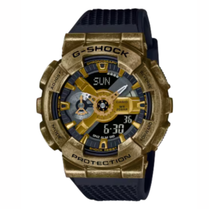 Casio G-Shock GM-110VG-1A9 Steampunk 110 Series Gold Dial Analog-Digital Men Watch